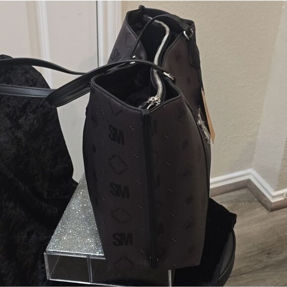 Steve Madden BLiza Diamond Logo Tote Bag